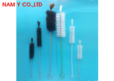 Chổi rửa dụng cụ thí nghiệm (CRDCTN) 40 cm x độ dài đầu cọ đen 18cm để cọ rửa ống đong, cốc, chai, b