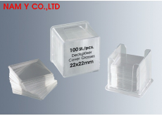 Lamen kính hiển vi  22x22mm  (hộp 100 cái), cover glass, Marienfeld, 0101050