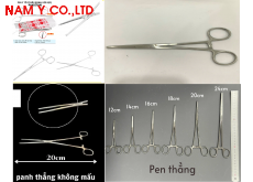 Pen thẳng 20cm, SS, không mấu có răng cưa, Bismed-PA Medical Equipment