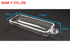 Thuyền nung thạch anh 115 mm L x 70 mm W x 30 mm H, EQ-QB-1073 cập nhật 14/05/2024